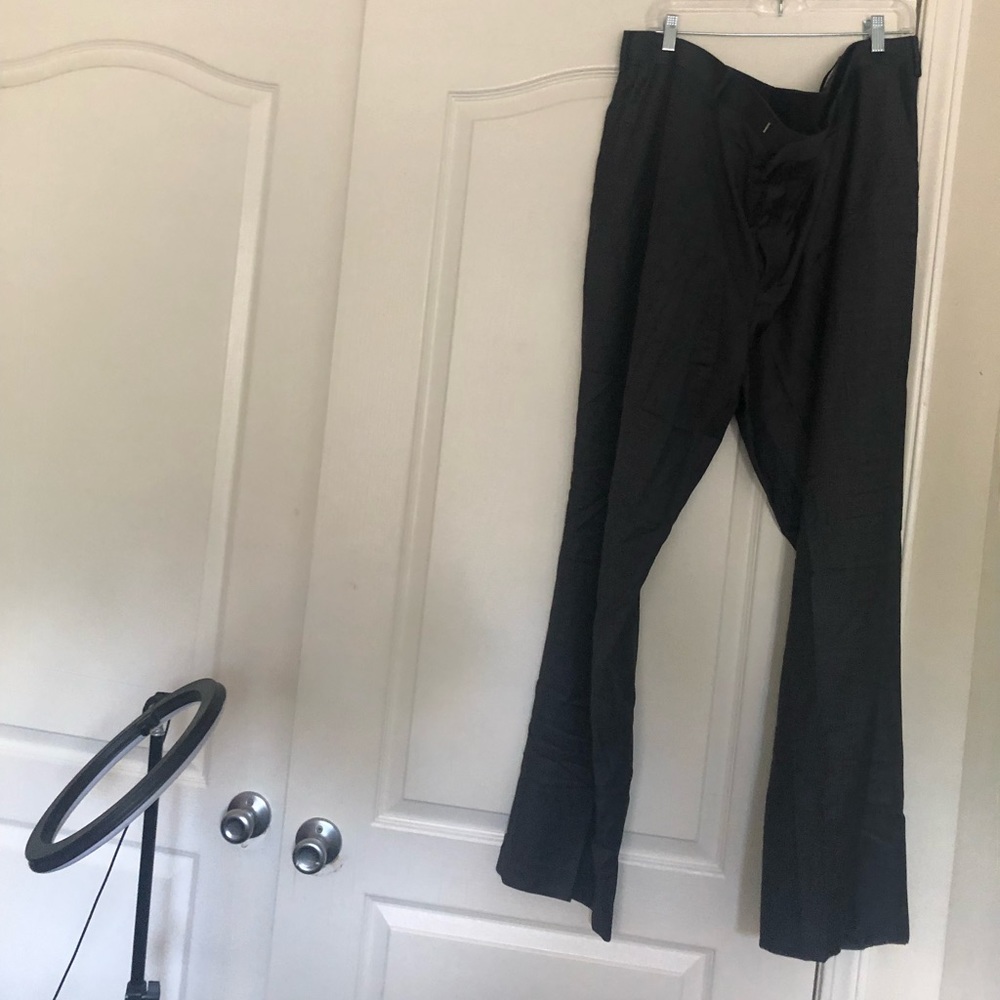 NWT 💥Brand New!💥 Axist Men's Straight Slacks - Charcoal flat front SIZE 46x34